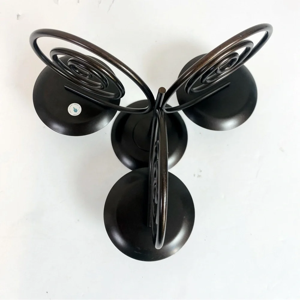 PartyLite Viking 4 Pillar Metal Candle Holder 8” x 8” - Picture 4 of 5